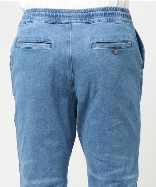 WEGO（ウィゴー）の「WEGO/ストレッチデニムジョガーパンツ（デニムパンツ・メンズ・ブラック/ライトインディゴブルー/インディゴブルー・LARGE/MEDIUM）」の8枚目の写真