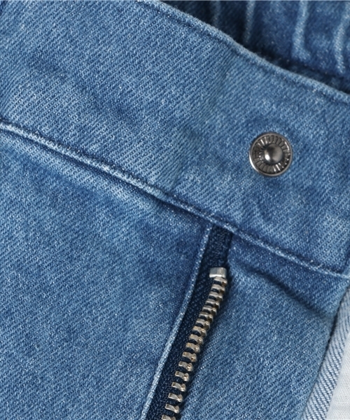 WEGO（ウィゴー）の「WEGO/ストレッチデニムジョガーパンツ（デニムパンツ・メンズ・ブラック/ライトインディゴブルー/インディゴブルー・LARGE/MEDIUM）」の12枚目の写真