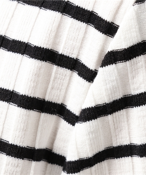 WEGO（ウィゴー）の「WEGO/2WAYベルスリーブカットソー（Tシャツ/カットソー・レディース・オフホワイト/ピンク/ホワイト系その他5/ブラック・FREE）」の8枚目の写真