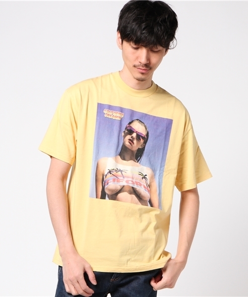 HYSTERIC GLAMOUR（ヒステリックグラマー）の「TR-CA DREAMIN’-RE プリント Tシャツ（Tシャツ/カットソー・メンズ・ホワイト/ブラック/イエロー・X-SMALL/SMALL/MEDIUM/LARGE）」の15枚目の写真