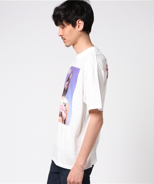 HYSTERIC GLAMOUR（ヒステリックグラマー）の「TR-CA DREAMIN’-RE プリント Tシャツ（Tシャツ/カットソー・メンズ・ホワイト/ブラック/イエロー・X-SMALL/SMALL/MEDIUM/LARGE）」の10枚目の写真