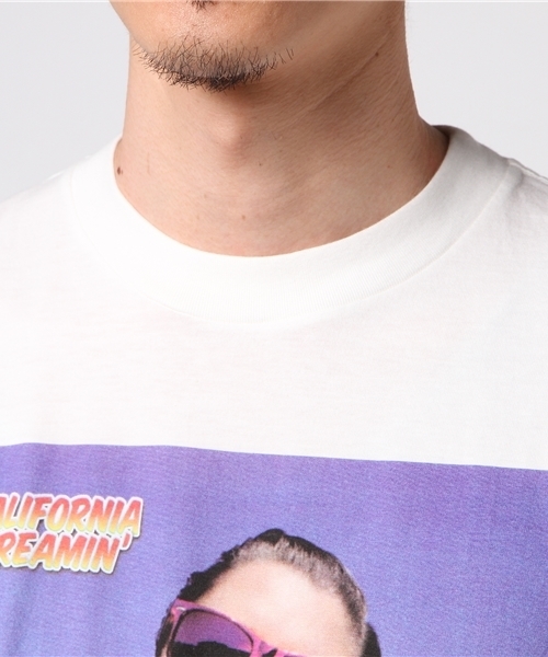HYSTERIC GLAMOUR（ヒステリックグラマー）の「TR-CA DREAMIN’-RE プリント Tシャツ（Tシャツ/カットソー・メンズ・ホワイト/ブラック/イエロー・X-SMALL/SMALL/MEDIUM/LARGE）」の8枚目の写真
