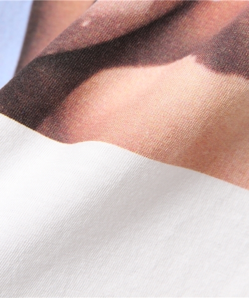 HYSTERIC GLAMOUR（ヒステリックグラマー）の「TR-CA DREAMIN’-RE プリント Tシャツ（Tシャツ/カットソー・メンズ・ホワイト/ブラック/イエロー・X-SMALL/SMALL/MEDIUM/LARGE）」の4枚目の写真