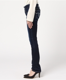 MOUSSY（マウジー）の「NYLON fit Straight Slim（デニムパンツ