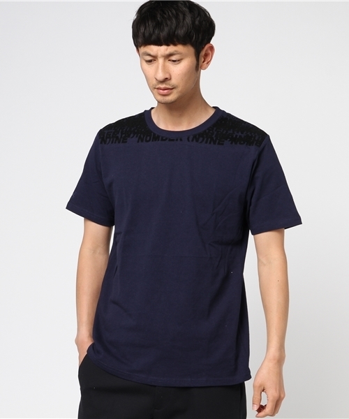 NUMBER (N)INE（ナンバーナイン）の「【NUMBER (N)INE DENIM】メッセージTシャツ/NDT-700（Tシャツ/カットソー・メンズ・ブラック/グレー/ネイビー/ホワイト・LARGE/MEDIUM/SMALL）」の1枚目の写真