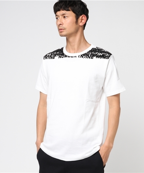 NUMBER (N)INE（ナンバーナイン）の「【NUMBER (N)INE DENIM】メッセージTシャツ/NDT-700（Tシャツ/カットソー・メンズ・ブラック/グレー/ネイビー/ホワイト・LARGE/MEDIUM/SMALL）」の2枚目の写真