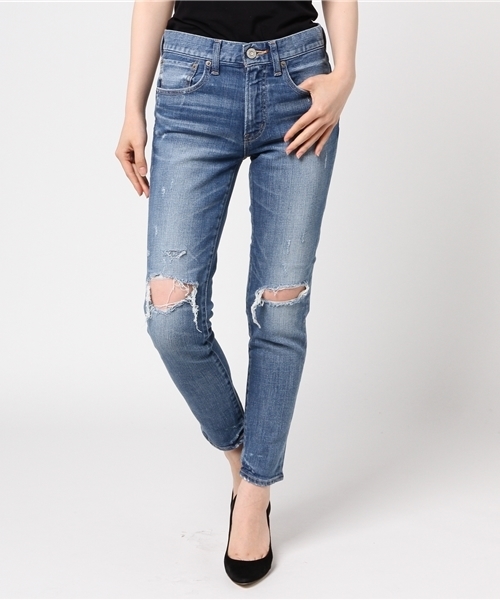 MOUSSY（マウジー）の「iSKO COMFORT Aurora SKINNY（デニムパンツ・レディース・ブルー・26inch/27inch/23inch/24inch/25inch）」の12枚目の写真