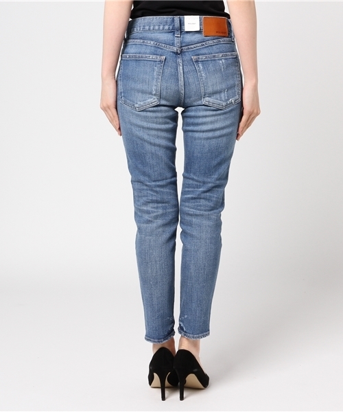 MOUSSY（マウジー）の「iSKO COMFORT Aurora SKINNY（デニムパンツ・レディース・ブルー・26inch/27inch/23inch/24inch/25inch）」の4枚目の写真