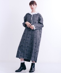 MERLOT | みつばちドット柄ワンピース2427(ワンピース)