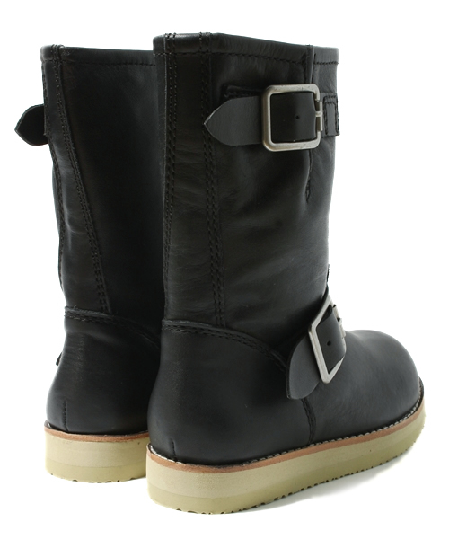 JOEY HYSTERIC（ジョーイヒステリック）の「レザーエンジニアブーツ（ブーツ・キッズ・ブラック・SMALL/MEDIUM/LARGE/X-LARGE）」の4枚目の写真
