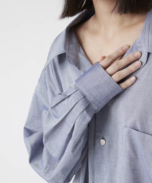 TRUNO by NOISE MAKER（トルノバイノイズメーカー）の「ウエストリボン2wayオーバーシャツワンピース（シャツワンピース・レディース・オフホワイト/ブラック/ネイビー・FREE）」の21枚目の写真