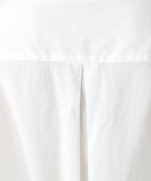 TRUNO by NOISE MAKER（トルノバイノイズメーカー）の「ウエストリボン2wayオーバーシャツワンピース（シャツワンピース・レディース・オフホワイト/ブラック/ネイビー・FREE）」の14枚目の写真