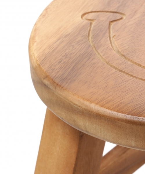 BAYFLOW（ベイフロー）の「BAYFLOW／オリジナルSMILEスツール（家具・レディース・ブラウン・0）」の2枚目の写真