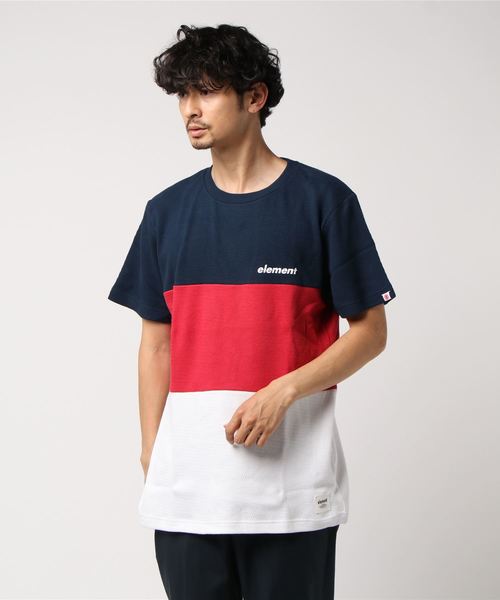 ELEMENT(エレメント)の「ELEMENT メンズ DES SS Tシャツ(Tシャツ/カットソー・メンズ・ブラック/ネイビー・MEDIUM/LARGE/X-LARGE)」の1枚目の写真