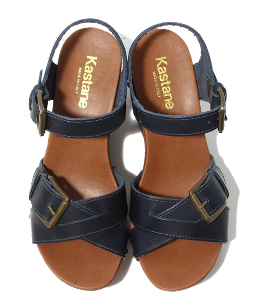 Kastane（カスタネ）の「【Kastane】SANDY SHOES 厚底サンダル（サンダル・レディース・ブラック/キャメル/ライトベージュ/ネイビー・36/37/38）」の10枚目の写真