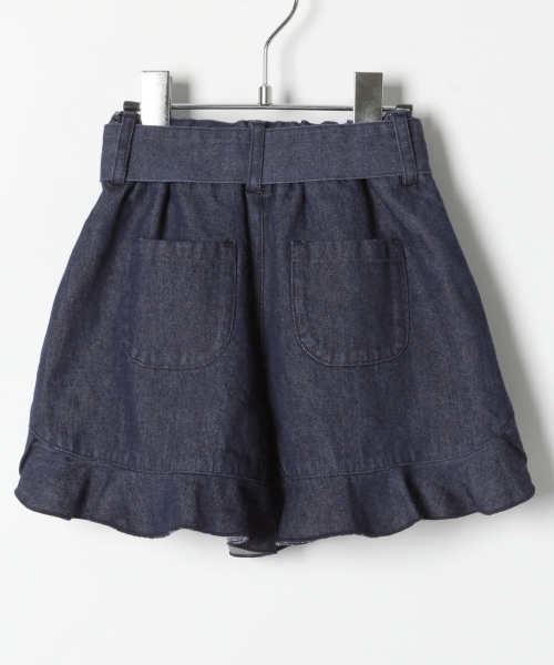 GLOBAL WORK（グローバルワーク）の「【キッズ】スソフリルショーツ/801378（その他パンツ・キッズ・ブラウン/ネイビー・LARGE/X-LARGE/MEDIUM/SMALL/XX-LARGE）」の4枚目の写真