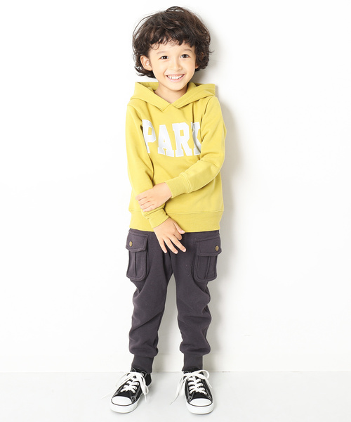 devirock（デビロック）の「まるで着る毛布 裏シャギーカーゴパンツ ロングパンツ（その他パンツ・キッズ・ブラック/ネイビー/カーキ/カモフラージュ/ヘザーチャコール/パープル系その他・110cm/120cm/140cm/130cm/150cm/160cm/100cm）」の11枚目の写真