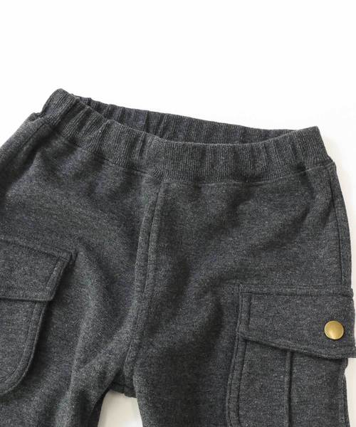 devirock（デビロック）の「まるで着る毛布 裏シャギーカーゴパンツ ロングパンツ（その他パンツ・キッズ・ブラック/ネイビー/カーキ/カモフラージュ/ヘザーチャコール/パープル系その他・110cm/120cm/140cm/130cm/150cm/160cm/100cm）」の14枚目の写真