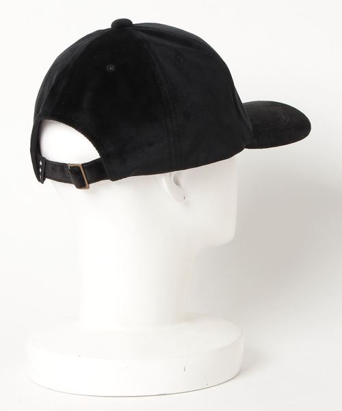 VENCEEXCHANGE（ヴァンスエクスチェンジ）の「ベロア刺繍キャップ（キャップ・メンズ・ブラック/ワインレッド・フリー）」の3枚目の写真