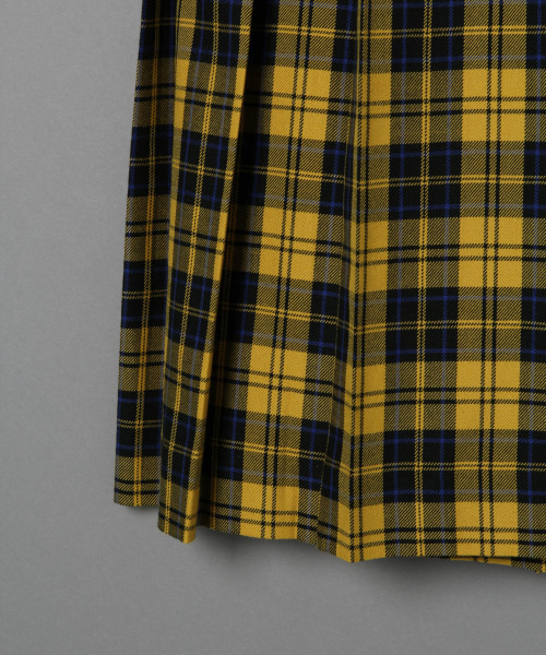 LOWRYS FARM(ローリーズファーム)の「タータンプリーツロングスカート 818196(スカート・レディース・ネイビー/イエロー・MEDIUM/LARGE)」の12枚目の写真