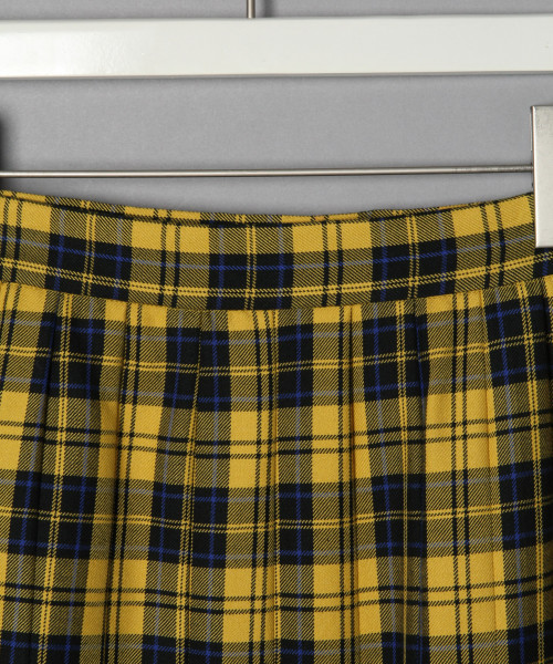 LOWRYS FARM(ローリーズファーム)の「タータンプリーツロングスカート 818196(スカート・レディース・ネイビー/イエロー・MEDIUM/LARGE)」の11枚目の写真