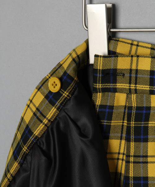 LOWRYS FARM(ローリーズファーム)の「タータンプリーツロングスカート 818196(スカート・レディース・ネイビー/イエロー・MEDIUM/LARGE)」の9枚目の写真