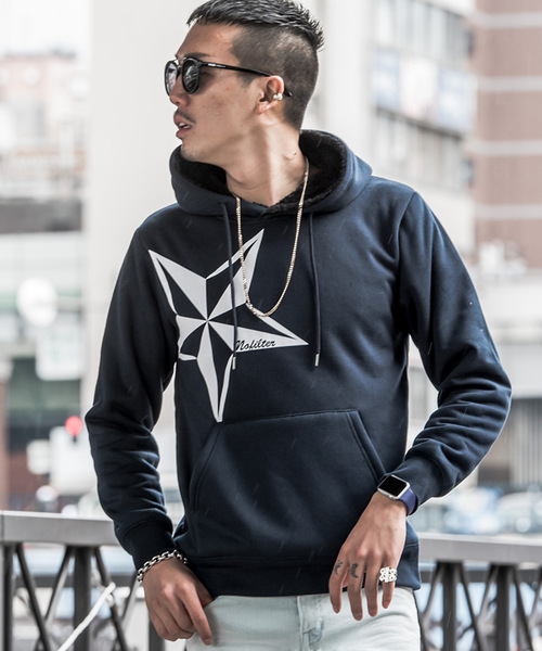 JOKER（ジョーカー）の「プリント裏ボアプルオーバーパーカー スウェット トレーナー メンズ（パーカー・メンズ・ブラック/ネイビー/オフホワイト/ホワイト系その他/ブラック系その他/杢グレー/グレー系その他/ブルー系その他/ホワイト系その他2/ブラック系その他2/グレー系その他2/ブルー系その他2・S/M/L/XL/XXL）」の12枚目の写真