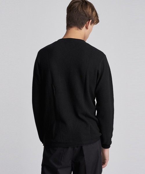 Saturdays NYC（サタデーズ ニューヨークシティ ）の「Kevin Tuckstitch Sweater（ニット/セーター・メンズ・ブラック/グレー・X-SMALL/S/M/L/XL）」の5枚目の写真