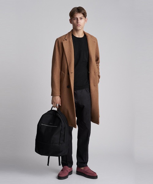 Saturdays NYC（サタデーズ ニューヨークシティ ）の「Kevin Tuckstitch Sweater（ニット/セーター・メンズ・ブラック/グレー・X-SMALL/S/M/L/XL）」の6枚目の写真