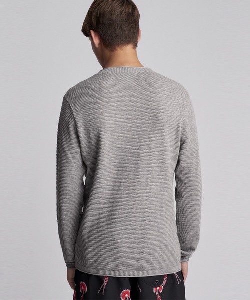 Saturdays NYC（サタデーズ ニューヨークシティ ）の「Kevin Tuckstitch Sweater（ニット/セーター・メンズ・ブラック/グレー・X-SMALL/S/M/L/XL）」の10枚目の写真