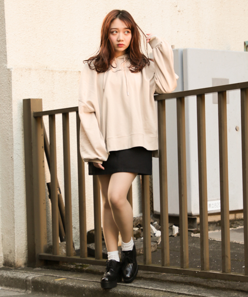 apres jour（アプレジュール）の「刺繍ロゴフーディ【ZOZOTOWN限定アイテム】（パーカー・レディース・ブラック/ベージュ/ラベンダー・フリー）」の10枚目の写真