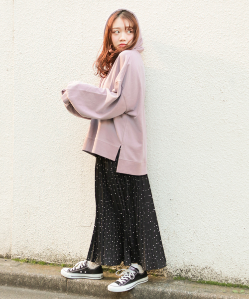 apres jour（アプレジュール）の「刺繍ロゴフーディ【ZOZOTOWN限定アイテム】（パーカー・レディース・ブラック/ベージュ/ラベンダー・フリー）」の21枚目の写真