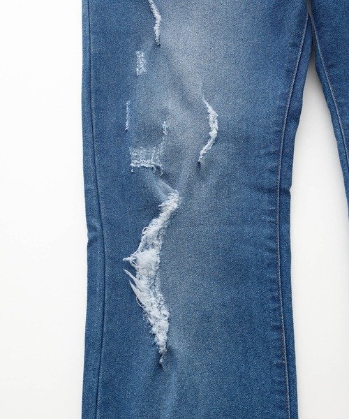 MONO-MART（モノマート）の「スーパーストレッチテーパードスキニーデニムパンツ（デニムパンツ・メンズ・ライトブルー/ブラック/ブルー/ダークインディゴブルー/ブラック系その他/ライトインディゴブルー/ブルー系その他/ワンウォッシュ/ブルー系その他3・S/M/L/XL）」の18枚目の写真