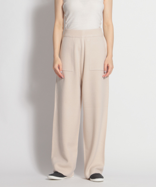 niko and...（ニコアンド）の「ミラノリブワイドパンツ（その他パンツ・レディース・ブラック/ブラウン/オフホワイト・MEDIUM/LARGE）」の5枚目の写真