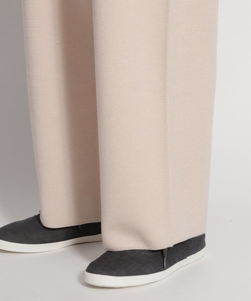 niko and...（ニコアンド）の「ミラノリブワイドパンツ（その他パンツ・レディース・ブラック/ブラウン/オフホワイト・MEDIUM/LARGE）」の6枚目の写真