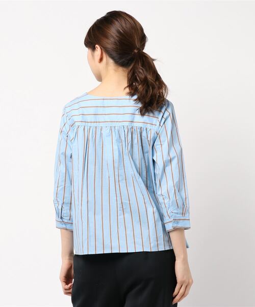 ROPE' PICNIC(ロペピクニック)の「マルチストライプブラウス(シャツ/ブラウス・レディース・サックスブルー/ホワイト系その他・40/38)」の7枚目の写真