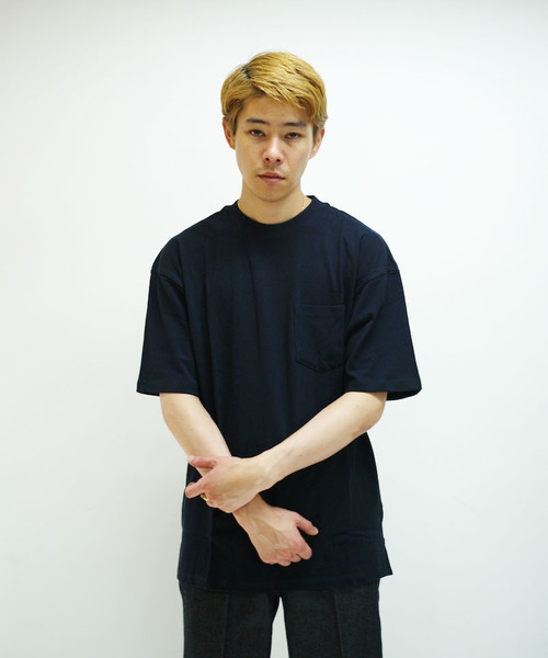 order(オーダー)の「order loose pocket tee(Tシャツ/カットソー)」|ネイビー