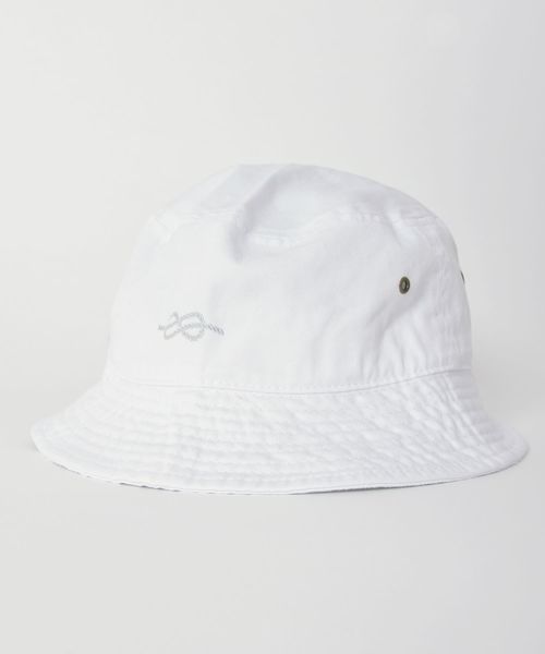 SHIPS JET BLUE（シップスジェットブルー）の「【MEN'S NON-NO 5月号 p.111掲載】SHIPS JET BLUE: エンブレム バケットハット（ハット・メンズ・ホワイト/ピンク/ブルー/ライトグリーン・MEDIUM/LARGE）」の3枚目の写真