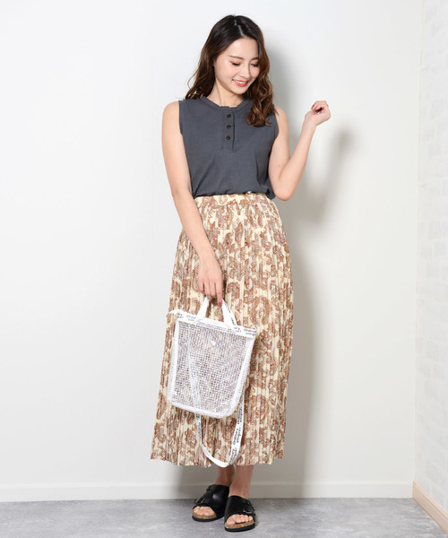 shopnikoniko(ショップニコニコ)の「ペイズリー柄プリーツスカート(スカート・レディース・ネイビー/ブラウン/アイボリー・フリー)」の11枚目の写真