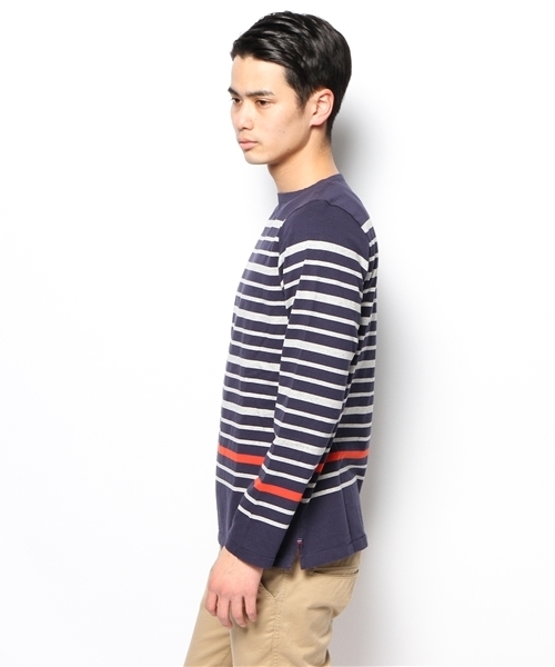 coen（コーエン）の「【MBC】ナバルボーダーカットソー（Tシャツ/カットソー・メンズ・ホワイト/ネイビー・LARGE/MEDIUM/SMALL/X-SMALL/X-LARGE）」の7枚目の写真