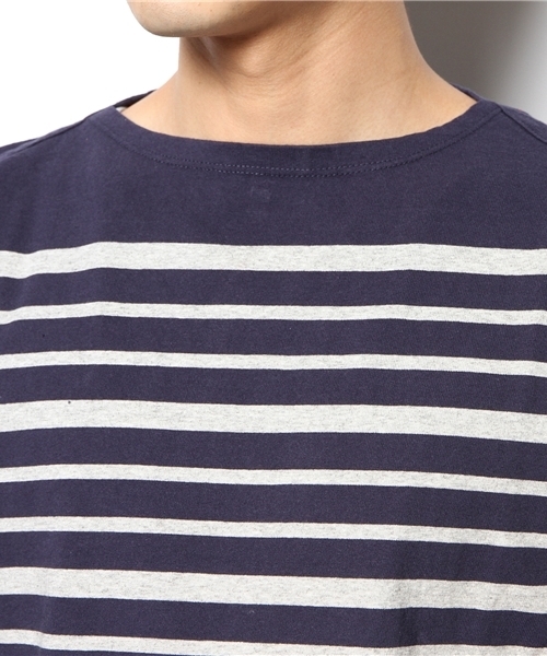 coen（コーエン）の「【MBC】ナバルボーダーカットソー（Tシャツ/カットソー・メンズ・ホワイト/ネイビー・LARGE/MEDIUM/SMALL/X-SMALL/X-LARGE）」の9枚目の写真