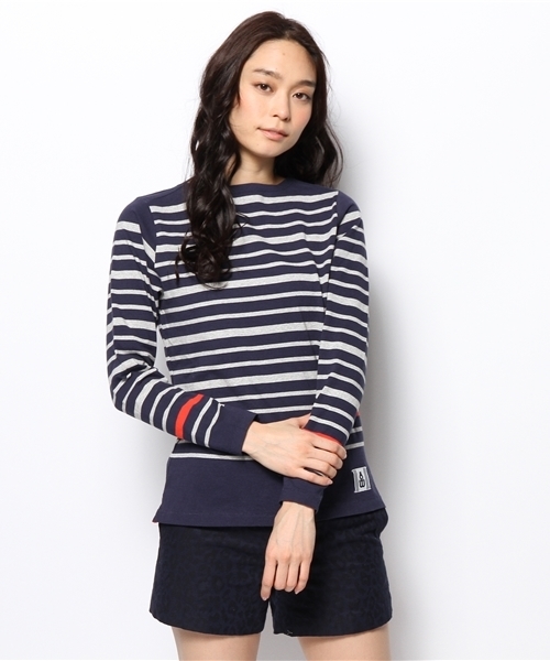 coen（コーエン）の「【MBC】ナバルボーダーカットソー（Tシャツ/カットソー・メンズ・ホワイト/ネイビー・LARGE/MEDIUM/SMALL/X-SMALL/X-LARGE）」の5枚目の写真