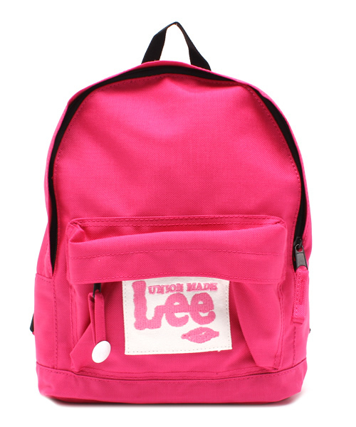 NANO universe（ナノユニバース）の「Lee/ワッペン付きリュック（バックパック/リュック・キッズ・サックスブルー/ターコイズブルー/ピンク/ブラック・FREE）」の4枚目の写真