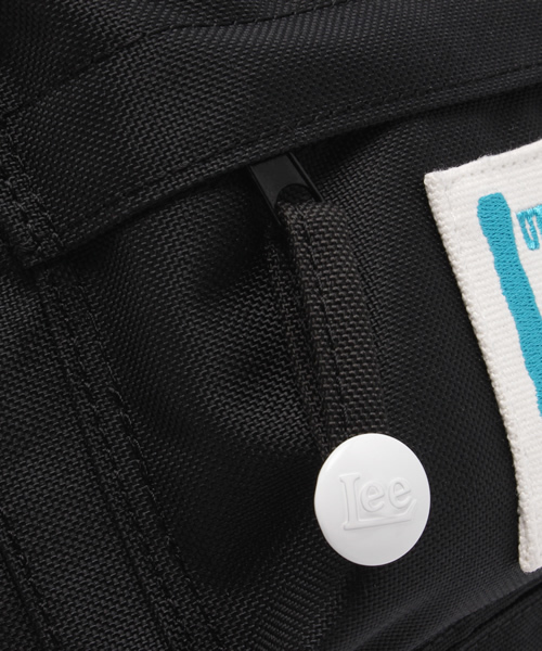 NANO universe（ナノユニバース）の「Lee/ワッペン付きリュック（バックパック/リュック・キッズ・サックスブルー/ターコイズブルー/ピンク/ブラック・FREE）」の5枚目の写真