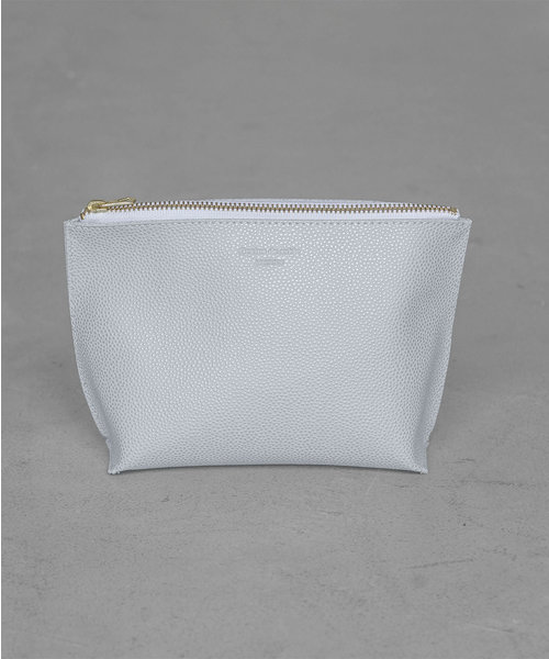 HIGHTIDE（ハイタイド）の「Grains de sable サーブル ファスナーポーチ M（ポーチ・レディース・グレー/ネイビー/キャメル・FREE）」の6枚目の写真