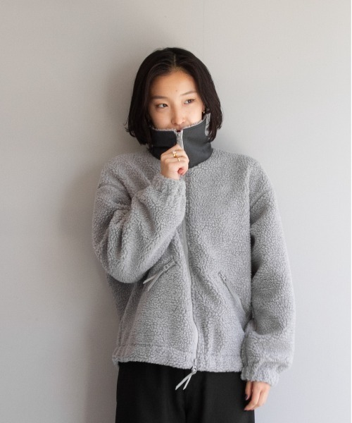 order(オーダー)の「order loose boa zip blouson(ブルゾン・レディース・ブラック/ダークグリーン/ブラウン/オフホワイト/グレー・FREE)」の12枚目の写真