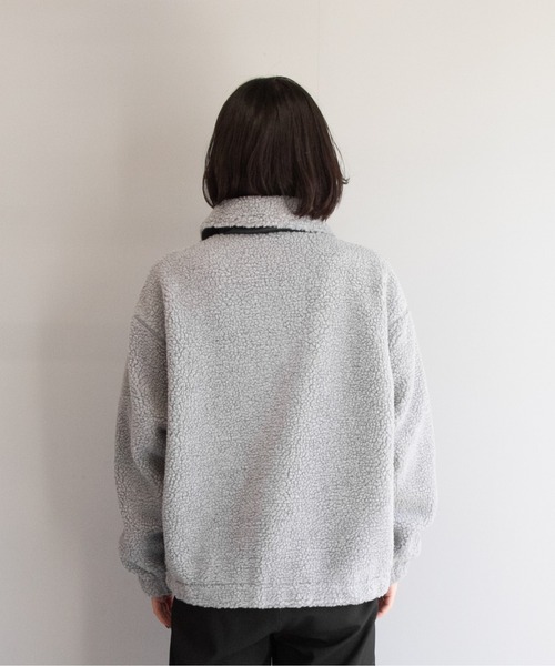 order(オーダー)の「order loose boa zip blouson(ブルゾン・レディース・ブラック/ダークグリーン/ブラウン/オフホワイト/グレー・FREE)」の14枚目の写真