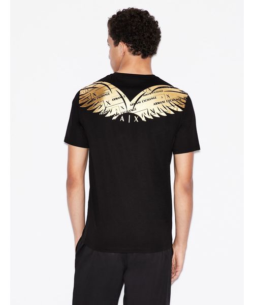 ARMANI EXCHANGE�i�A���}�[�j�G�N�X�`�F���W�j�́u�yA|X�A���}�[�j �G�N�X�`�F���W�z�o�b�N�E�B���O�v�����g�@����V�l�b�NT�V���c/REGULAR�iT�V���c/�J�b�g�\�[�j�v�b�u���b�N