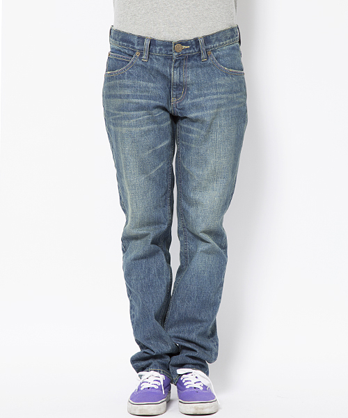 X-girl（エックスガール）の「STAR POCKET TAPERED JEANS（デニムパンツ・レディース・インディゴブルー/ライトインディゴブルー・26inch/27inch/24inch/25inch）」の11枚目の写真