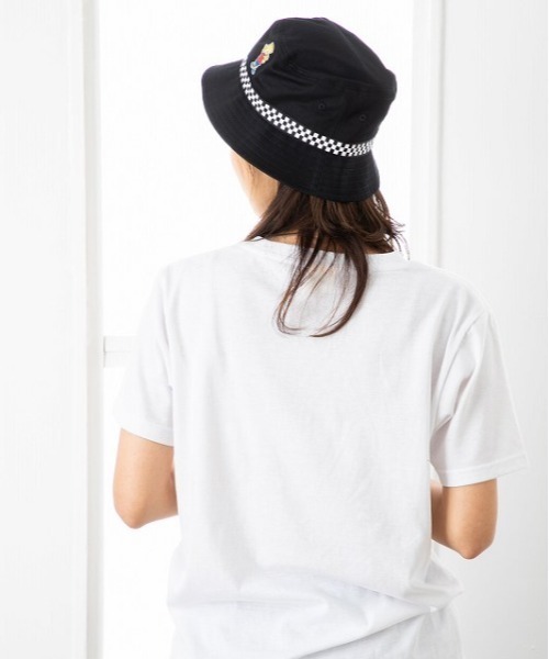 E-COME（イーカム）の「THE Sinmpsons シンプソンズ　バケットハット（ハット・レディース・ブラック/ホワイト・FREE）」の6枚目の写真